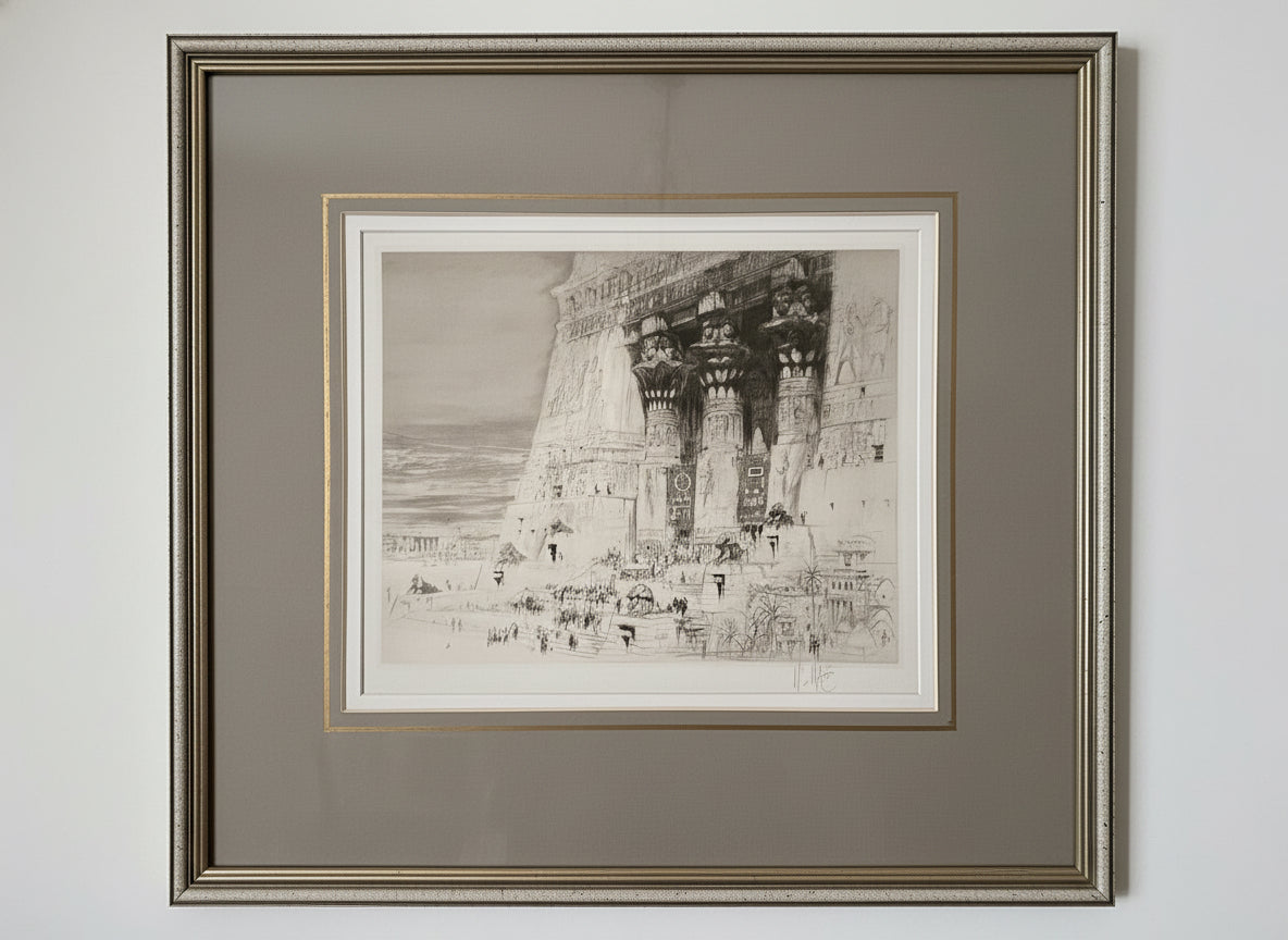 SOLD: William Walcot - Egyptian Palace Etching.