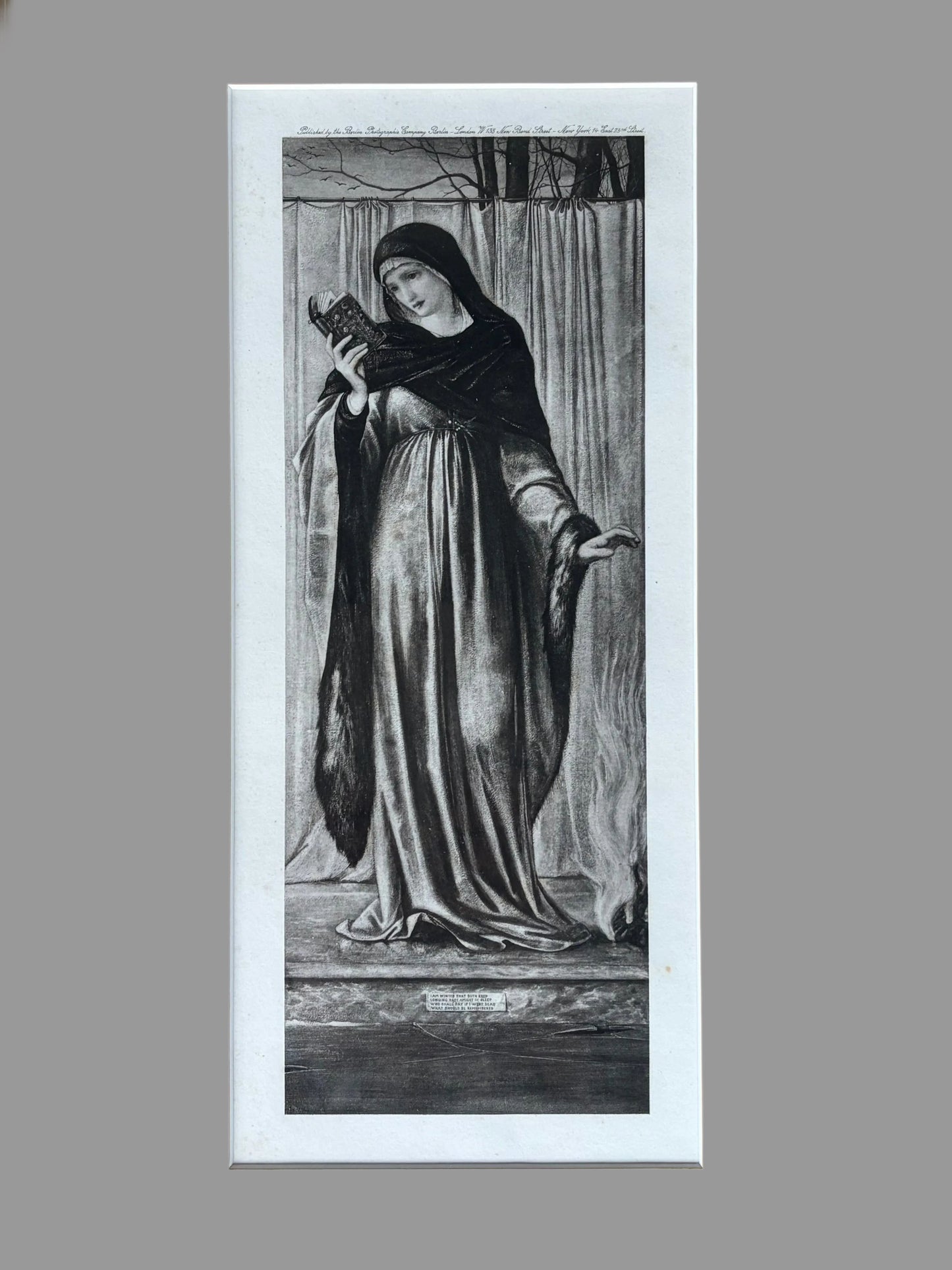 John William Godward (British 1861-1922). Photogravures after Burne-Jones of Winter