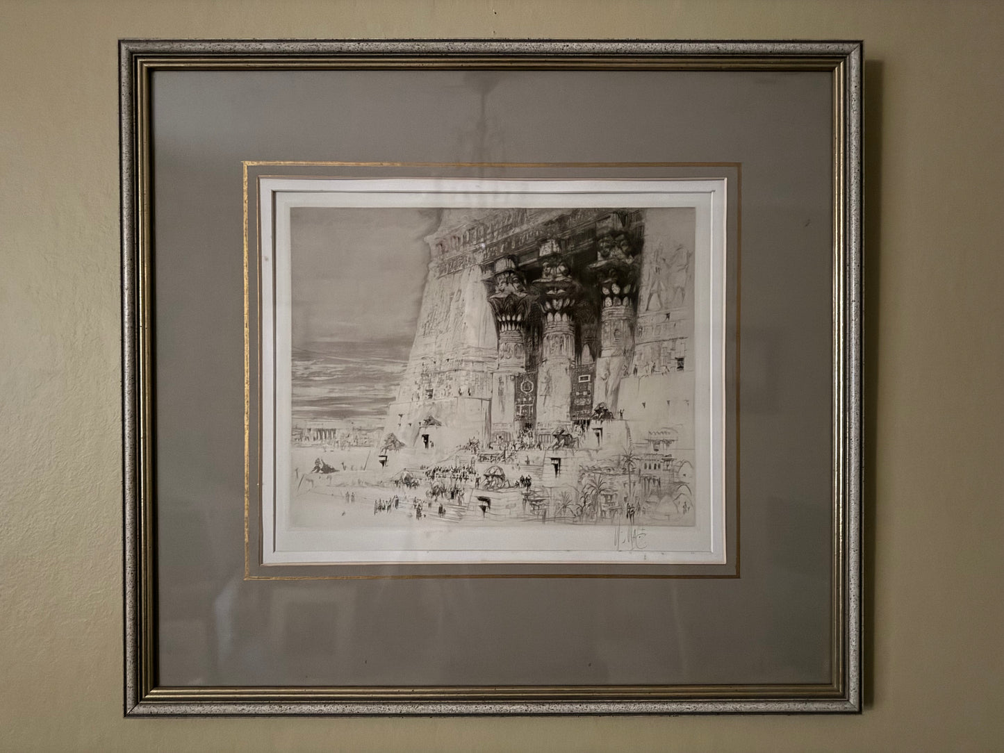 William Walcot - Egyptian Palace Etching