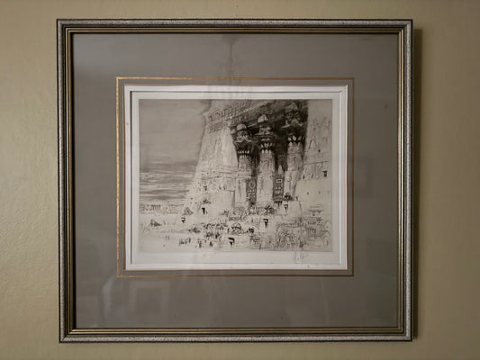 William Walcot - Egyptian Palace Etching