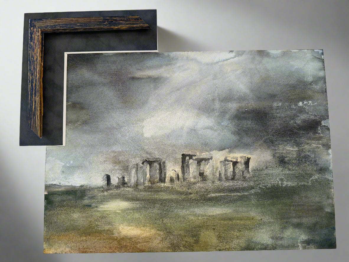 COMING SOON: Moody Stonehenge original watercolour