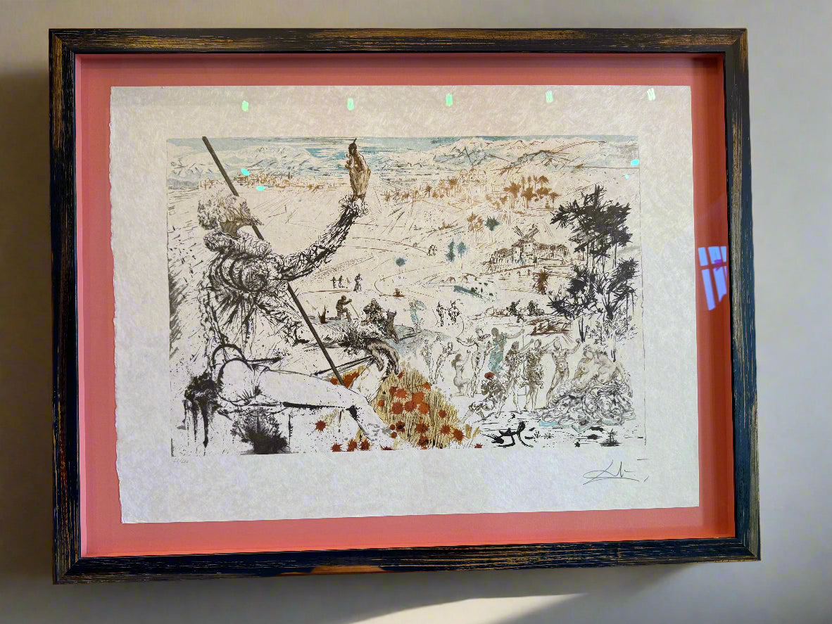 Salvador Dali (Spanish 1904-1989), Don Quixote, lithograph, signed and numbered 53/300,