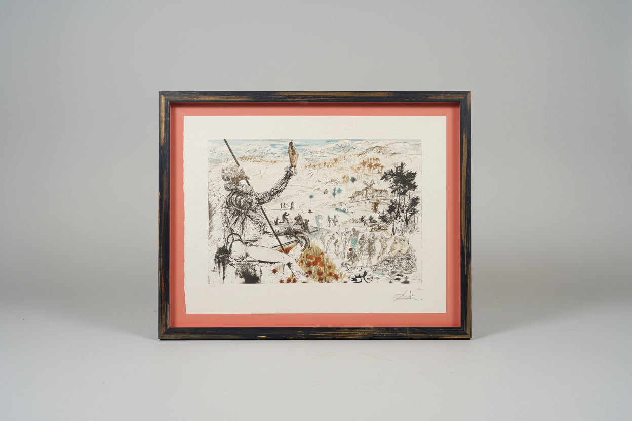 Salvador Dali (Spanish 1904-1989), Don Quixote, lithograph, signed and numbered 53/300.