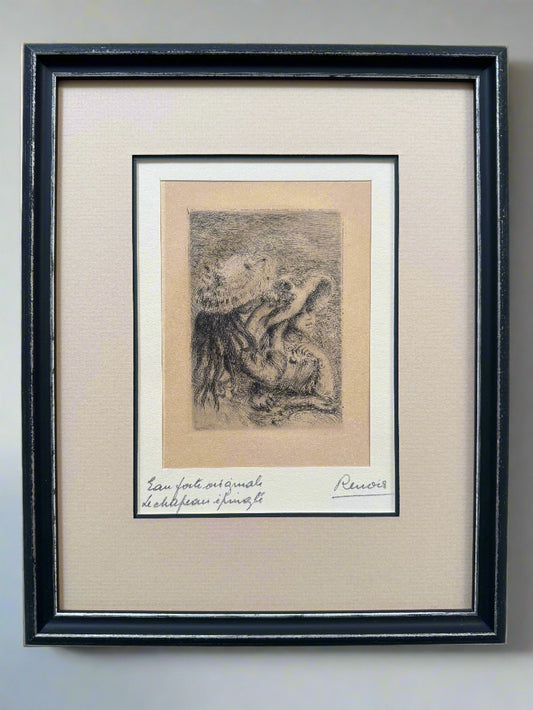 Renoir; Pierre-Auguste Renoir (French, 1841-1919) : 'Chapeau epingle', etching
