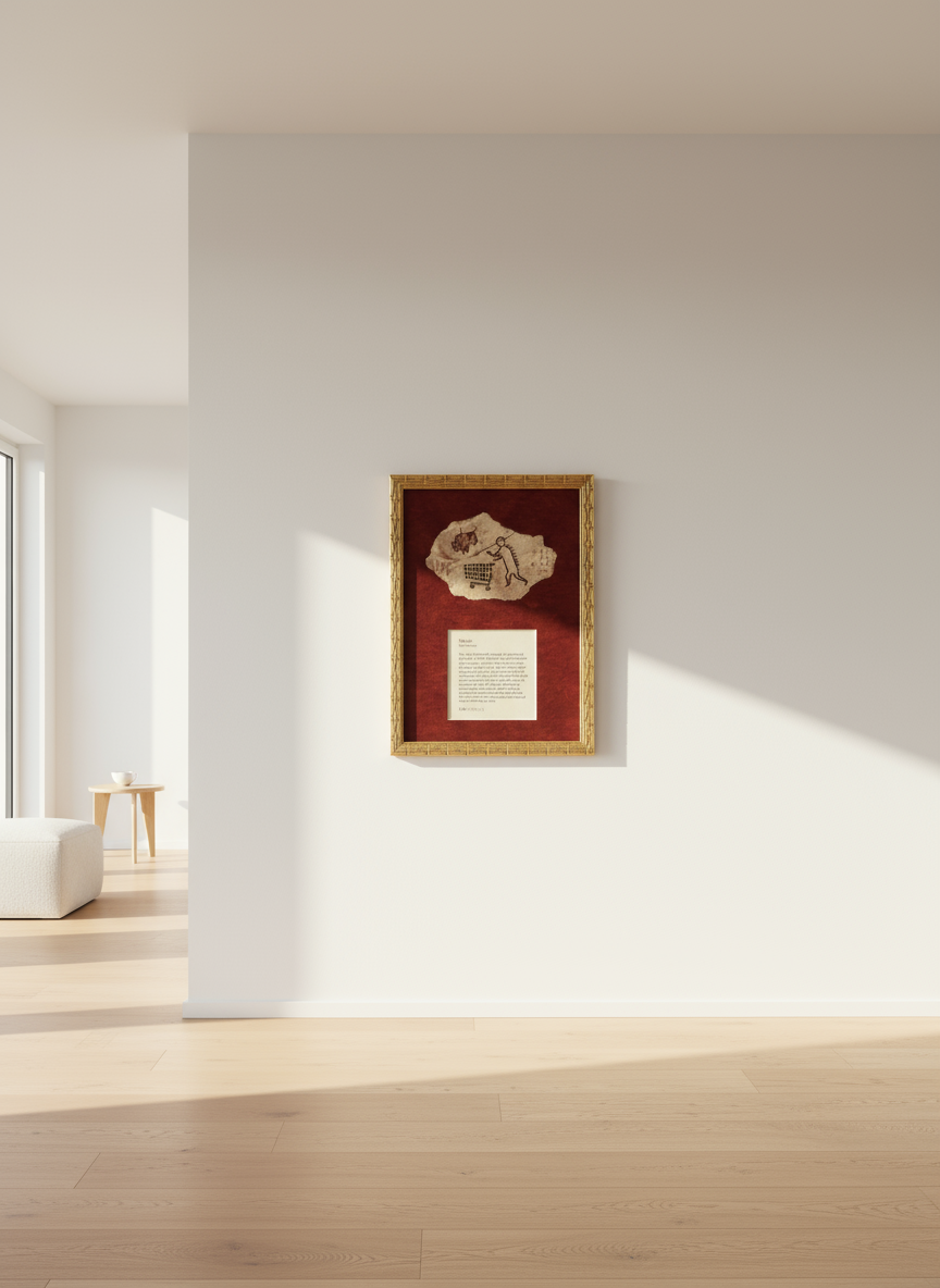 Banksy (British b. 1974) 'Peckham Rock'. Print on wood, with Certificate of Provenance.